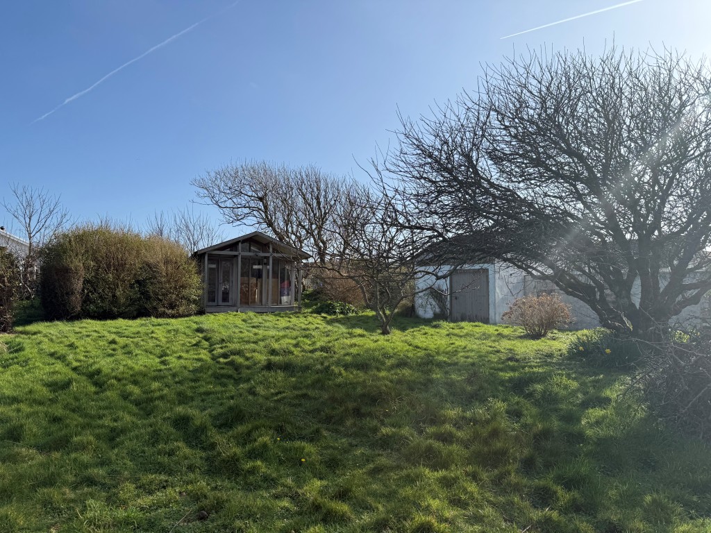 Lot: 51 - LAND WITH PLANNING FOR TWO DWELLINGS - Main elevation taken from near entrance
